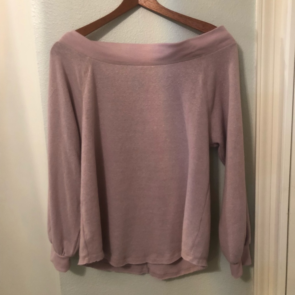 Blush Urban Outfitters Off the shoulder top
